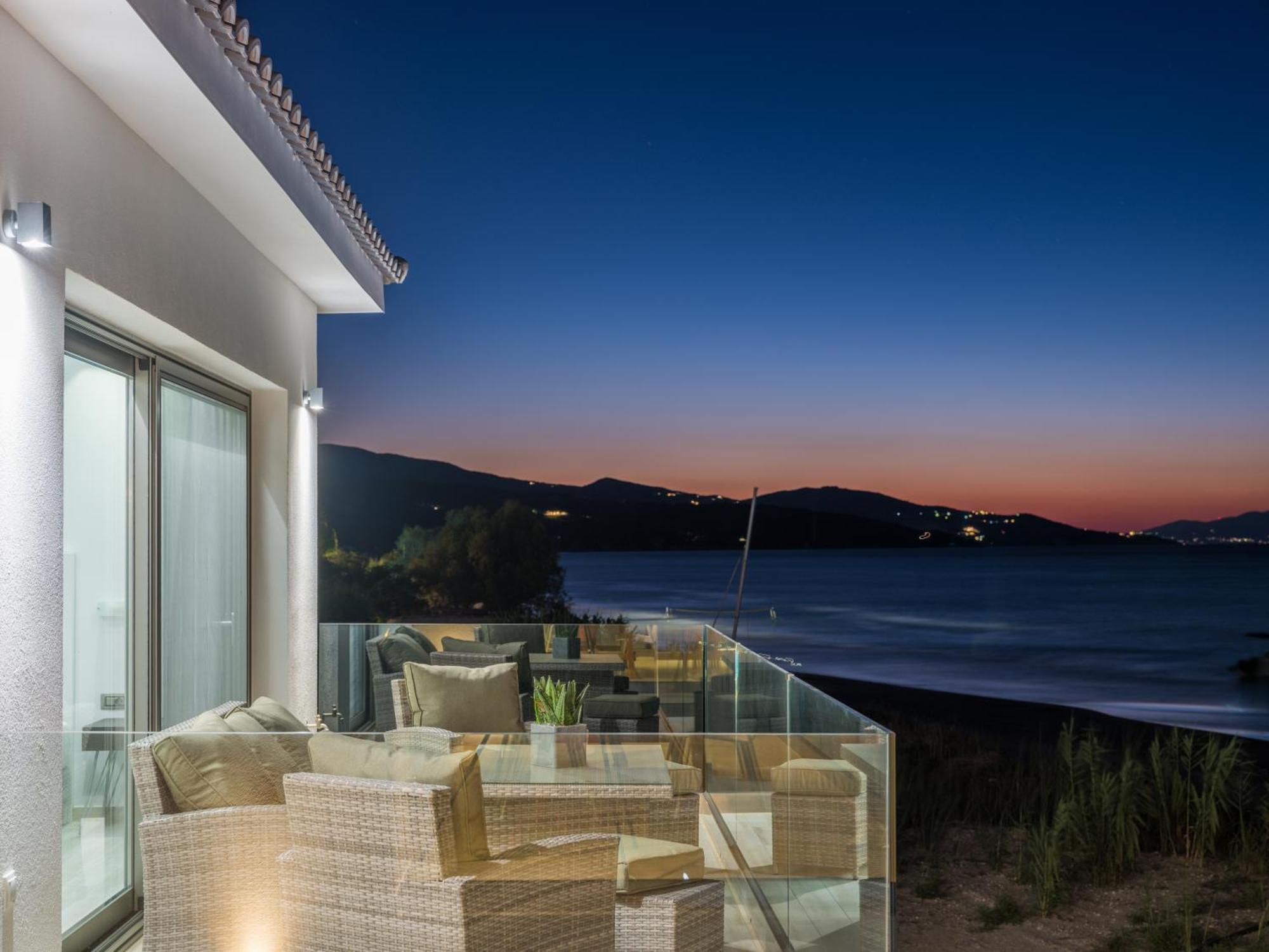 Bright Coast Superior Villa Alykes  Bagian luar foto