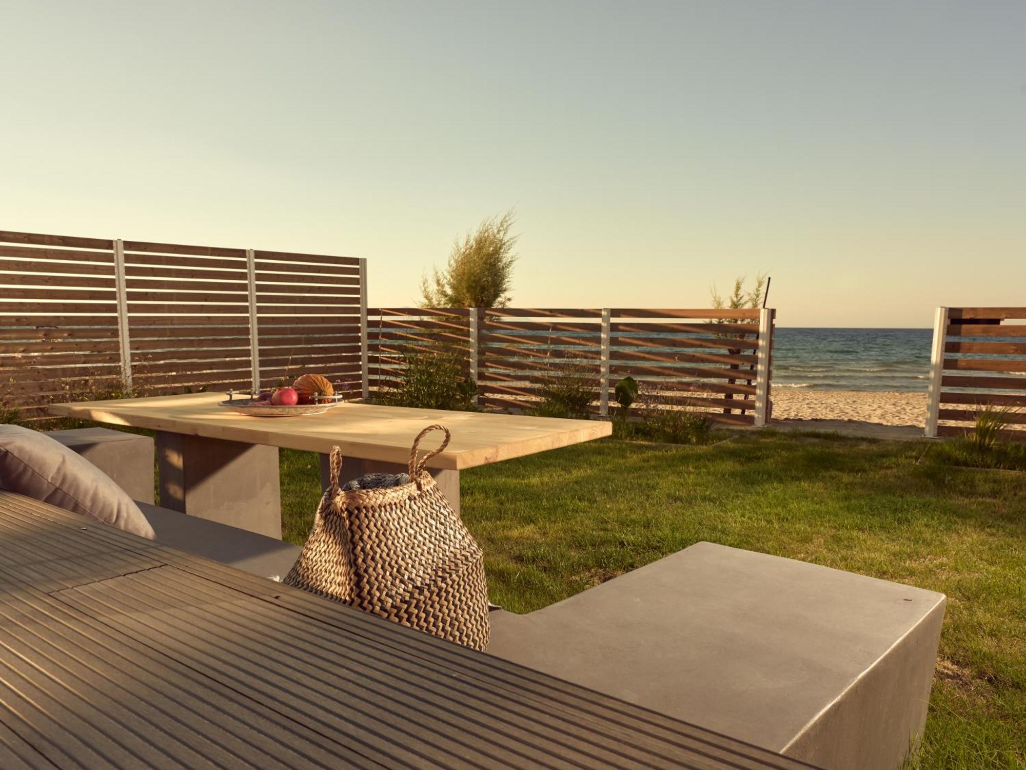 Bright Coast Superior Villa Alykes  Bagian luar foto