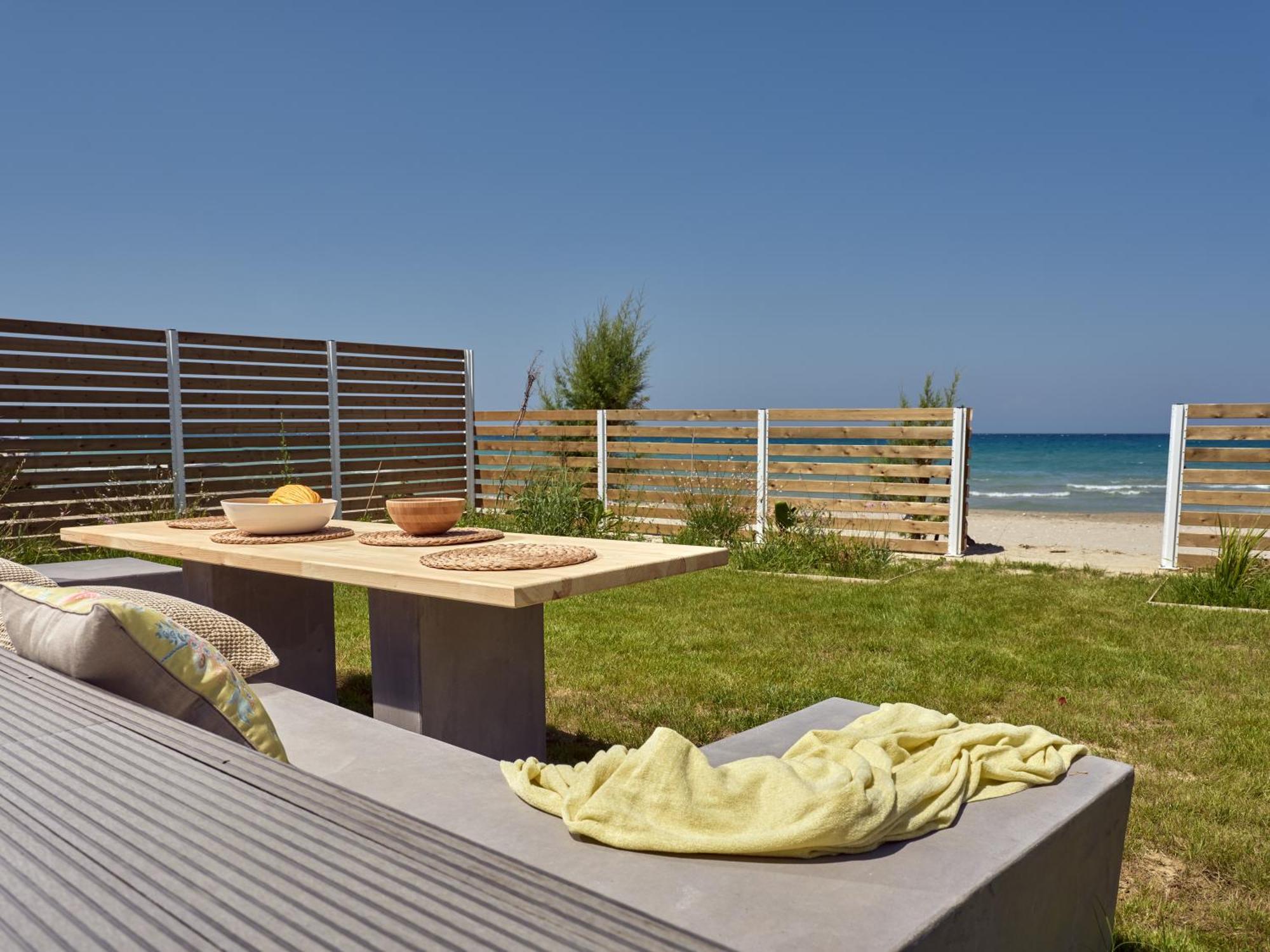 Bright Coast Superior Villa Alykes  Bagian luar foto