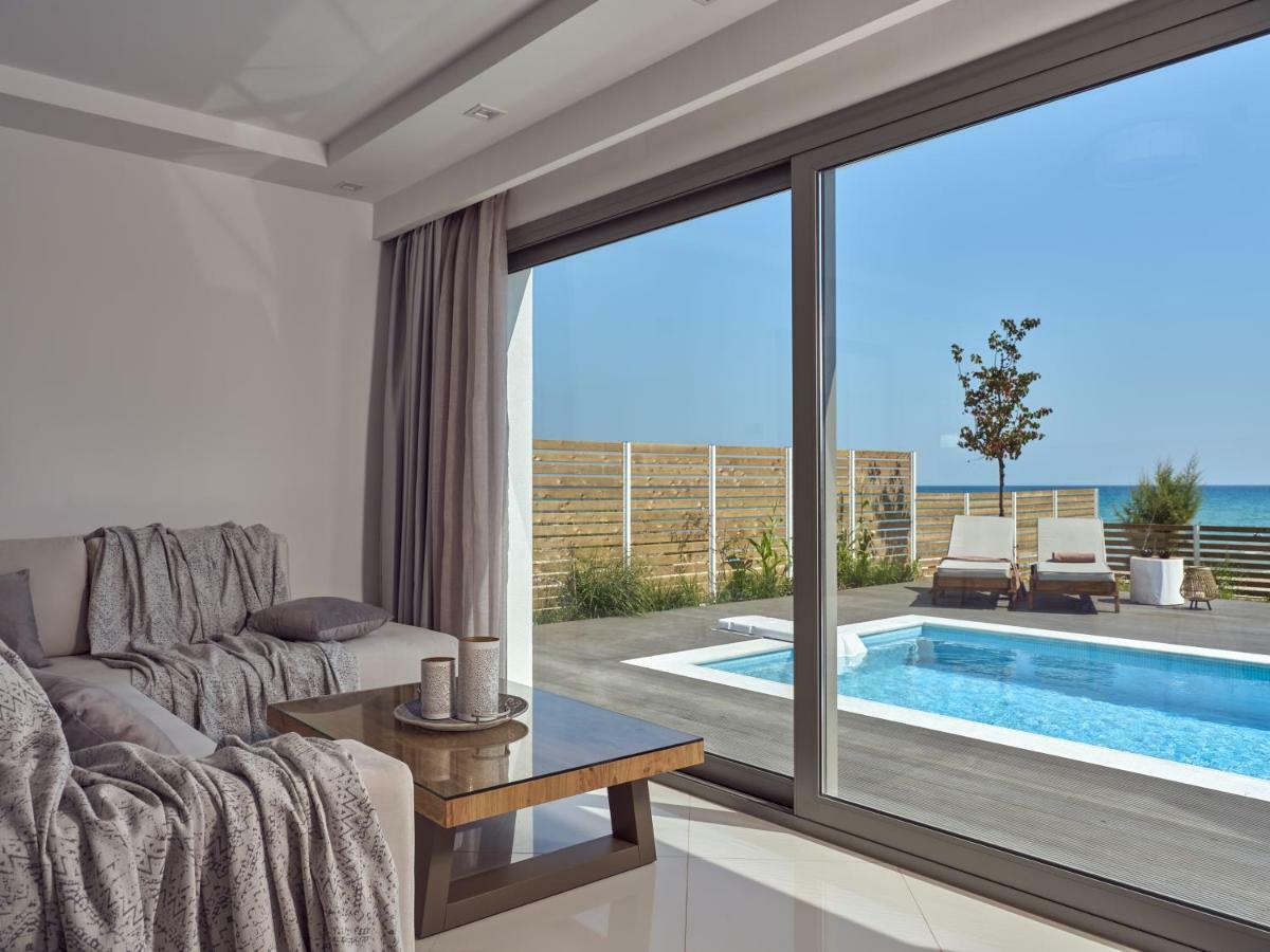 Bright Coast Superior Villa Alykes  Bagian luar foto